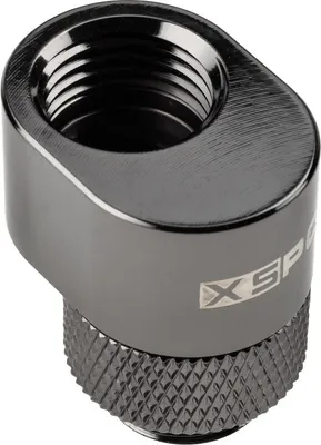 Image de XSPC 5060596651555 G1/4 Rotary 7mm Offset Fitting - chrome noir