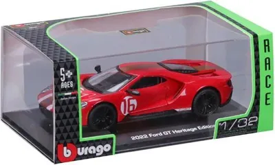 Obrázok produktu pre BBurago Race 2022 Ford GT Heritage 1:32 41166