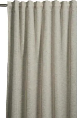Produktbild von Vorhang mit Universalband Struktur Leinenoptik beige 175x140 cm