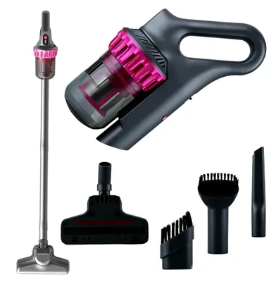 Produktbild von Akku Handstaubsauger 2in1 kabellos beutellos | HEPA-Filter 100W 10000Pa - Stielstaubsauger mit Fugendüse Polsterdüse für Haushalt Auto Möbel Tierhaare