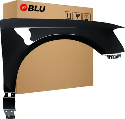 Immagine prodotto di BLU Parafango compatibile con Audi A3 8P II-generation LIFT LY9B Destra Schwarz BrillantSchwarz | 2008-2012 | Anteriore | Verniciato | Pronto per il montaggio | Acciaio