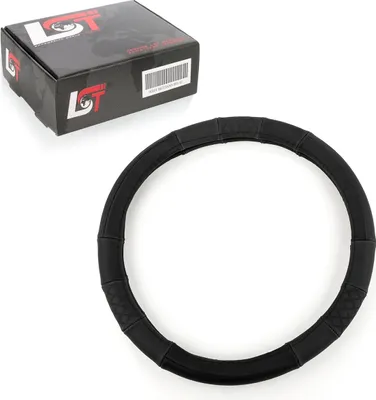 Produktbild von Lenkradbezug Ø 38x9 cm anthrazit für HONDA für LEXUS für MAZDA für MITSUBISHI