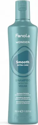 Productafbeelding van Fanola Wonder Smooth Extra Care Shampoo 350ml - Shampoo voor glanzend en glad haar