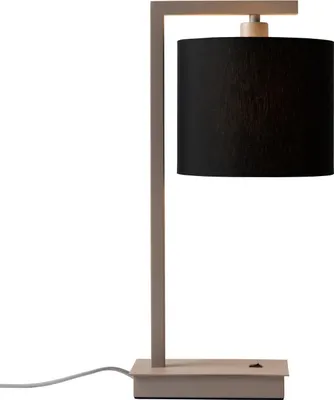 Produktbild von it's about RoMi - Tischleuchte Boston - Braun - 17x18x44cm Tischlampe - Nachttischlampe, Wohnzimmer, Schlafzimmer