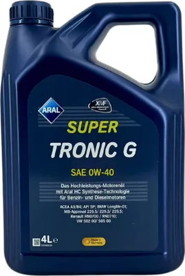 Produktbild von Aral SuperTronic G 0W-40 4 Liter