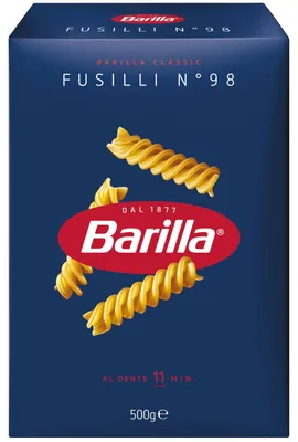 Immagine prodotto di Barilla pasta fusilli numero 098 semola di grano duro 500g confezione da 70 pezzi