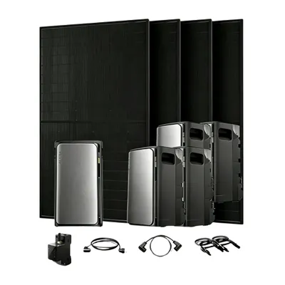 Produktbild von Powerness Balkonkraftwerk mit Speicher, EcoFlow STREAM Ultra 1,92 kWh (4 MPPT) mit 4x STREAM Pro (3 MPPT) und 4x 500W Solarmodule & Smart Meter