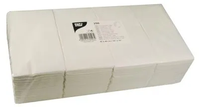 Produktbild von 4000x Servietten, weiss 2-lagig 1/8-Falz 40 x 40 cm