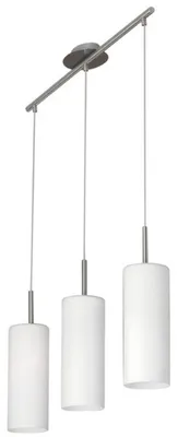 Productafbeelding van EGLO TROY 3, Flexibel, Nikkel, Wit, Staal, Glas, IP20