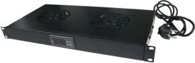 Produktbild von LogiLink FAU02FB, Lüftertafel, Stahl, Schwarz
