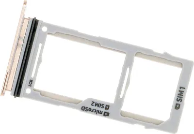 Produktbild von Samsung Galaxy S10+ Dual SIM (SM-G975F) Simkartenhalter und SD Card Tray, Original Ersatzteil, Keramik Weiss