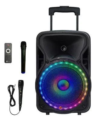 Image de N-Gear The Flash 1205 karaoke party speaker met 2 microfoons