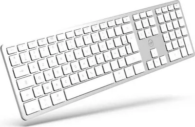 Imagen del producto de Mobility Lab ML300900, tamaño completo (100%), inalámbrico, Bluetooth, distribución AZERTY, color plateado