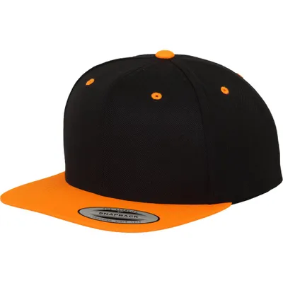 Immagine prodotto di Yupoong 2 Tone Snapback Cap schwarz/neonorange Uni