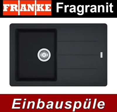 Produktbild von FRANKE BASIS BFG 611 Einbauspüle / Fraganit / Onyx / Excenter / 45 cm