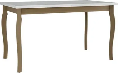 Obrázek produktu pro Rozkládací jídelní stůl 140x80 cm ELISEK 5 - bílý / dub sonoma