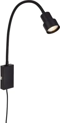 Produktbild von LED Bettleuchte Bettlampe Touch Flexibel GU10 5 W schwarz Metall Briloner