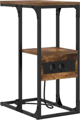 Obrázok produktu pre Nočný stolík Tmavý dub 41.5 x 26 x 60.5 cm Kompozitné drevo