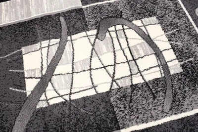 Produktbild von Tapiso Teppich DREAM Modern Creme Grau Schwarz Wohnzimmer 200 x 300 cm