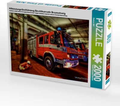 Produktbild von Calvendo Hilfeleistungslöschfahrzeug Berufsfeuerwehr Braunschweig 2000 Teile Puzzle quer 900x670mm, Will Markus; 7402806