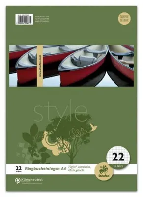 Image de Staufen® style 040470020 Classeur à anneaux - LIN22, A4, 50 feuilles, 70 g/qm, quadrillé