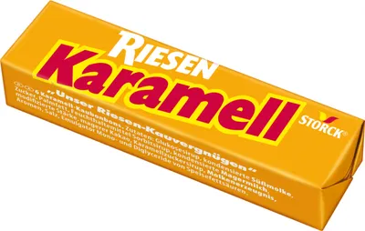 Produktbild von Storck Karamell Riesen Kaubonbons extra langer Kaugenuss 29g