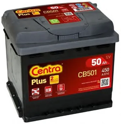 Produktbild von CENTRA Plus Starterbatterie 12V 50Ah 450A/EN L1 Batterie