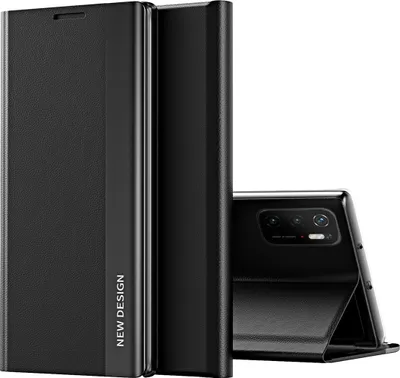Immagine prodotto di Custodia Redmi Note 10 5G, LaimTop Finto cuoio Magnetic Flip Stand Custodia protettiva per Xiaomi Redmi Note 10 5G Nero