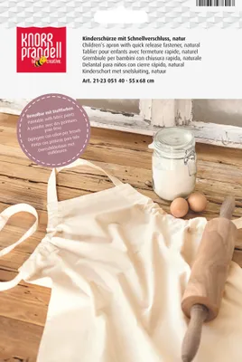 Produktbild von KNORR prandell Baumwoll-Kinderschürze natur