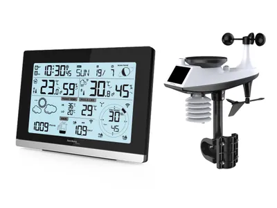 Produktbild von technoline WS1750 Wettercenter | Windgeschwindig | Windrichtung | Niederschlagsmengenanzeige | Frostalarm | Hintergrundbeleuchtung