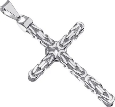 Produktbild von SILBERKETTEN STORE Anhänger Kreuz Königskette 3,5mm - 925 Silber