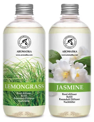Raumduft-Nachfüllung Lemongrass & Jasmin, 2x500 ml