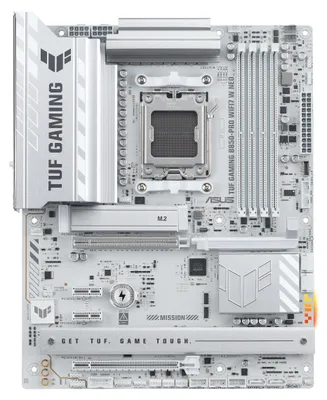 Zdjęcie produktu dla ASUS TUF GAMING B850-PRO WIFI7 W NEO, AMD, Gniazdo AM5, AMD Ryzen 9000 Series, AMD Ryzen 8000 Series, AMD Ryzen 7000 Series, DDR5-SDRAM, 256 GB, DIMM