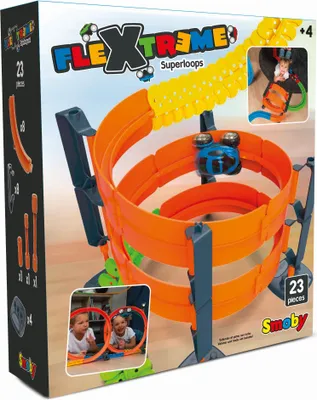 Obrázok produktu pre Smoby Flextreme Superloops Set, Detská pretekárska dráha, 4 rok / roky, Viacfarebný