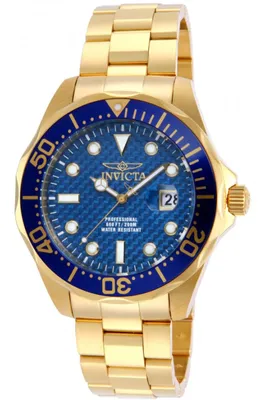 Immagine prodotto di Invicta Pro Diver 14357 Orologio da Uomo - Movimento al Quarzo - Acciaio Inossidabile con Quadrante Blu - 47 mm