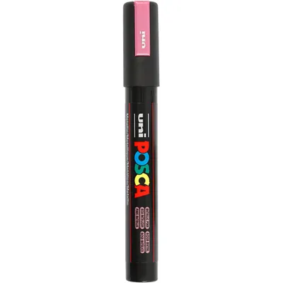 Produktbild von Uni-Ball uni POSCA PC-5M, Pink, Schwarz, Pink, Bullet, Medium