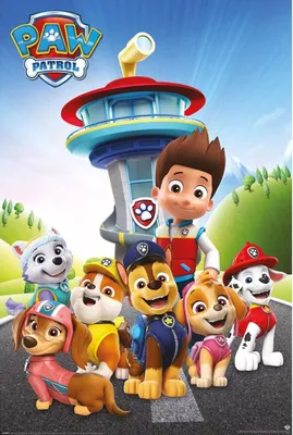 Image de Paw Patrol - Ready for Action - Affiche de la série pour enfants - Dimensions : 61 x 91,5 cm