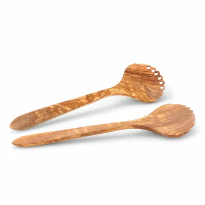 Produktbild von Continenta Salatbesteck No. 1, 2-tlg., Salat Besteck, Salatgabel, Salatlöffel, Holzbesteck, Akazienholz, L 31.5 cm, 4910