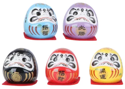 Obrázek produktu pro Solidchoice – Sada 5 ručně vyrobených japonských mini figurek pro dekoraci