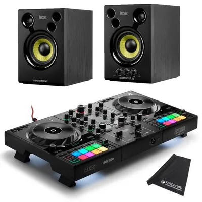 Immagine prodotto di Hercules Inpulse 500 DJ Controller con DJMonitor42 Boxen