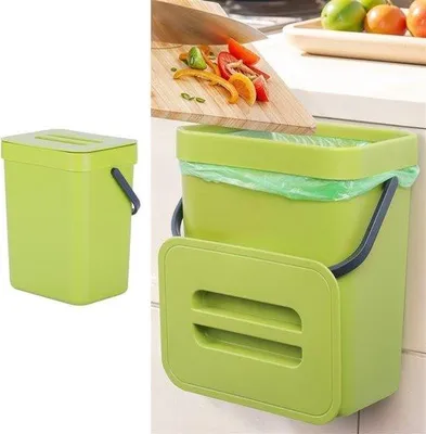 Immagine prodotto di Allecto è un marchio commerciale, quindi verrà rimosso.

Cestini sospesi per rifiuti da cucina e compost - 4 litri e 2,3 litri - Verde