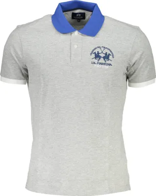 Produktbild von LA MARTINA Herren KURZARM-POLOSHIRT Grau XMP310PK031_0DD0F8C_GRIGIO0100 : Größe - L Größe: L