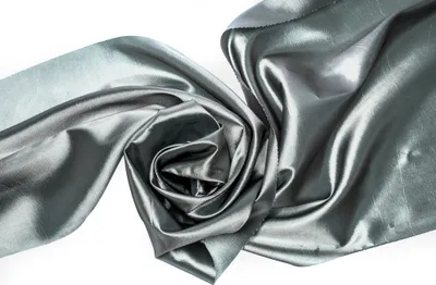 Produktbild von Gewebte Glatter Taft, Taftstoff, grau Grün, 50 x 140 cm
