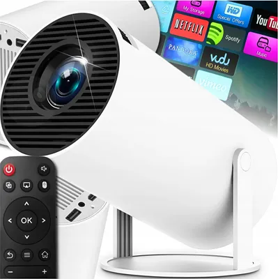 Produktbild von Projektor Hy300 Pro 2025 4K Wifi Smart Android 11 Tv, 130 Zoll, Keystone 4D