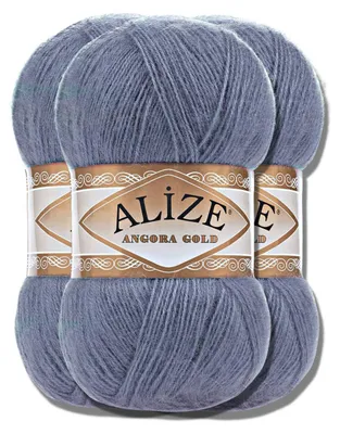 Produktbild von Alize 3x 100g Angora Gold Wolle, Uni, Häkeln, Stricken (203)