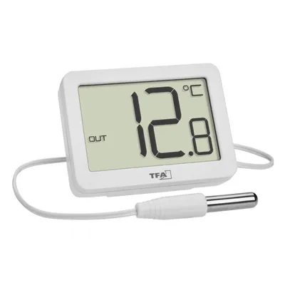 Zdjęcie produktu dla TFA-Dostmann 30.1066.02, Elektroniczny termometr środowiskowy, Wewnątrz/Na wolnym powietrzu, °C, -10 - 60 °C, Cyfrowy, Czarny