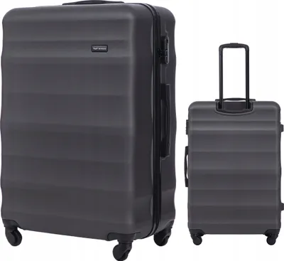 Produktbild von Großer Koffer WINGS VULTURE XXL 97 L, ABS Hartschale 75x50x31 cm, mit Zahlenschloss & 4 Rollen, stabiler Reisekoffer Trolley leicht robust, ideal für Flugreisen, Urlaube, Geschäftsreisen und Familienausflüge