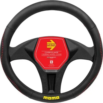 Immagine prodotto di Momo SWC018BR STREET Copristerzo Ø38-39cm nero/rosso Copristerzo