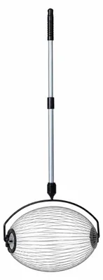 Imagen del producto de Recogedor de nueces y frutas Strend Pro OD-50206, con mango telescópico de aluminio de 80-120 cm