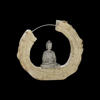 Produktbild von Dekofigur Indoor - Gilde Buddha 19 cm - Skulptur Statue Dekoration Wohnen